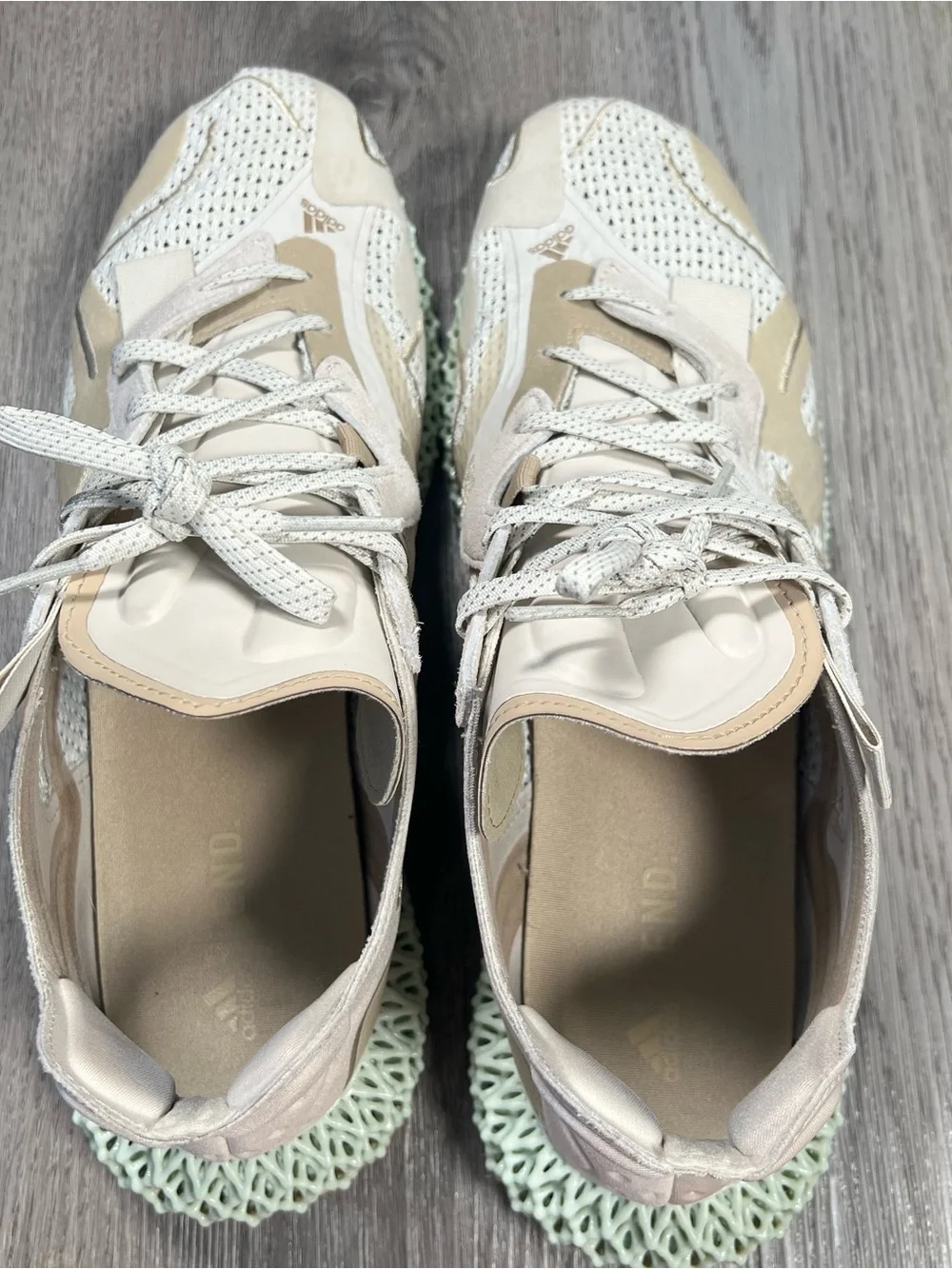 adidas EVO 4D END FW9953 Dune Men’s Running Shoes Size 11.5 Beige Consortium